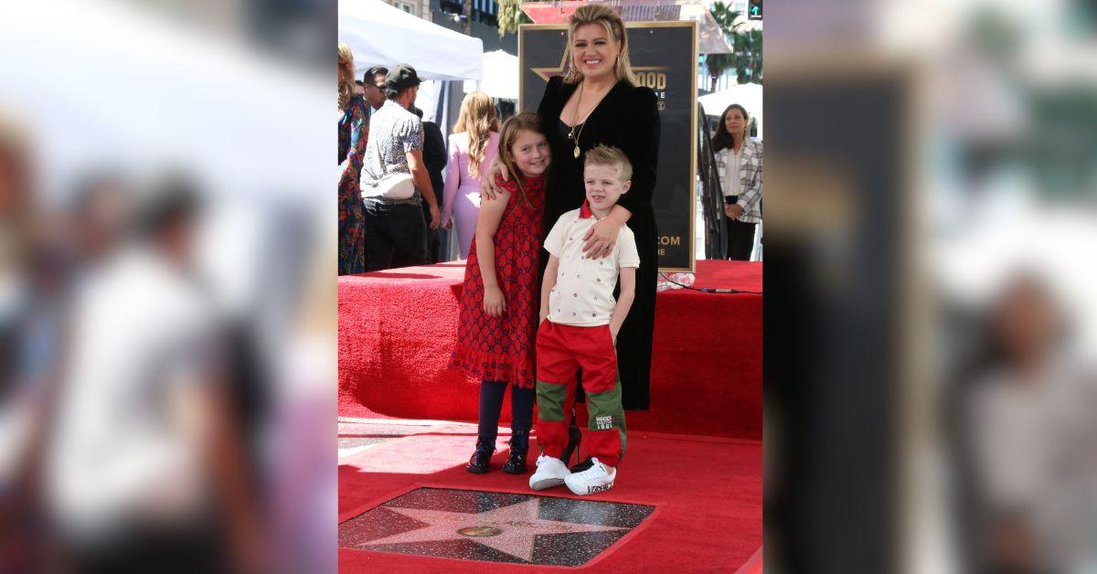 Kelly Clarkson, River and Remington