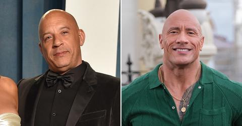 vin diesel losing it the rock jealous black adam success fast furious fight pp