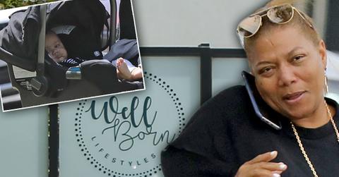 Queen Latifah's A Secret Mom! Fiancee Eboni & Baby Spotted For First Time