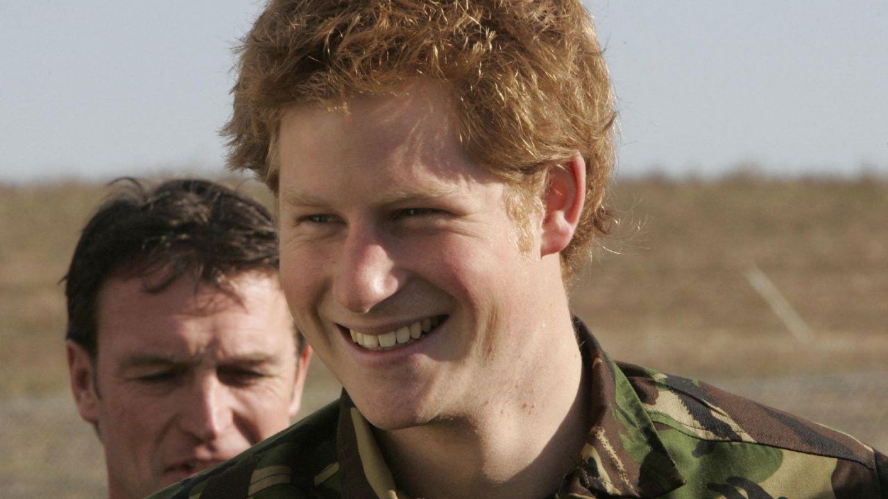 Photo of Harry serving in the military