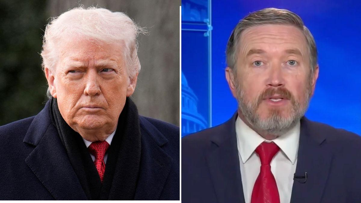 split image of Donald Trump and Thomas Massie