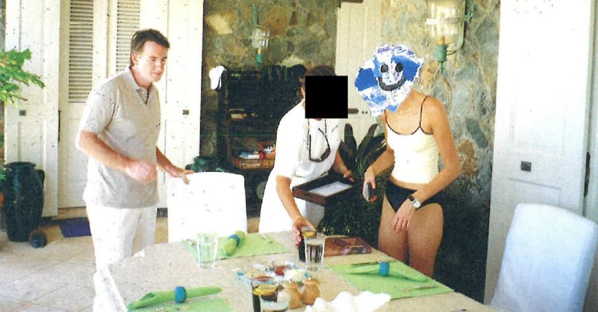 Photo of Peter Mandelson and Ghislaine Maxwell