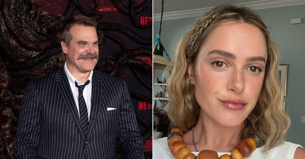 Photo of David Harbour and Natalie Tippett
