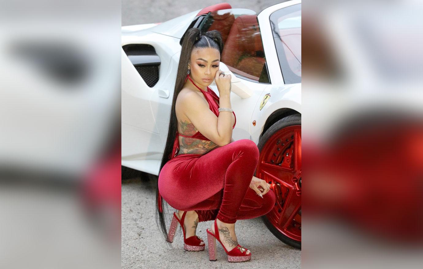 Blac Chyna Nip Slip Amid Pregnancy Rumors Ferrari Shoot