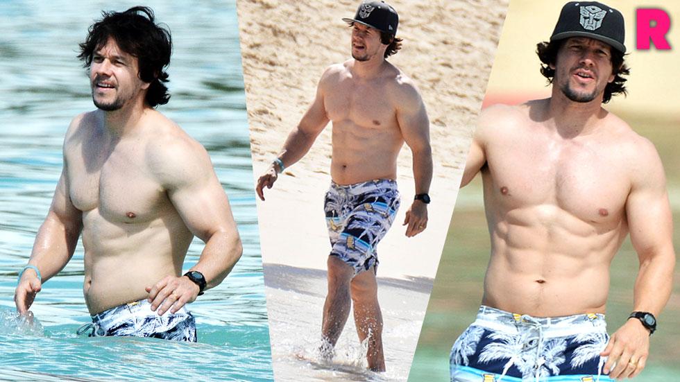 Hot Holiday Sizzling Photos Of Buff Mark Wahlberg Hitting The Beach