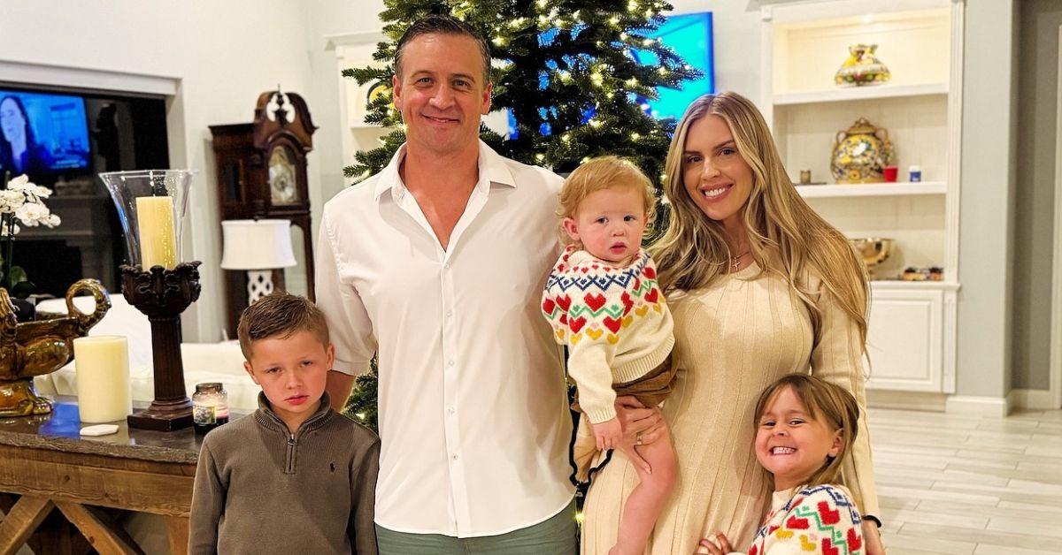 Picture of Ryan Lochte and family