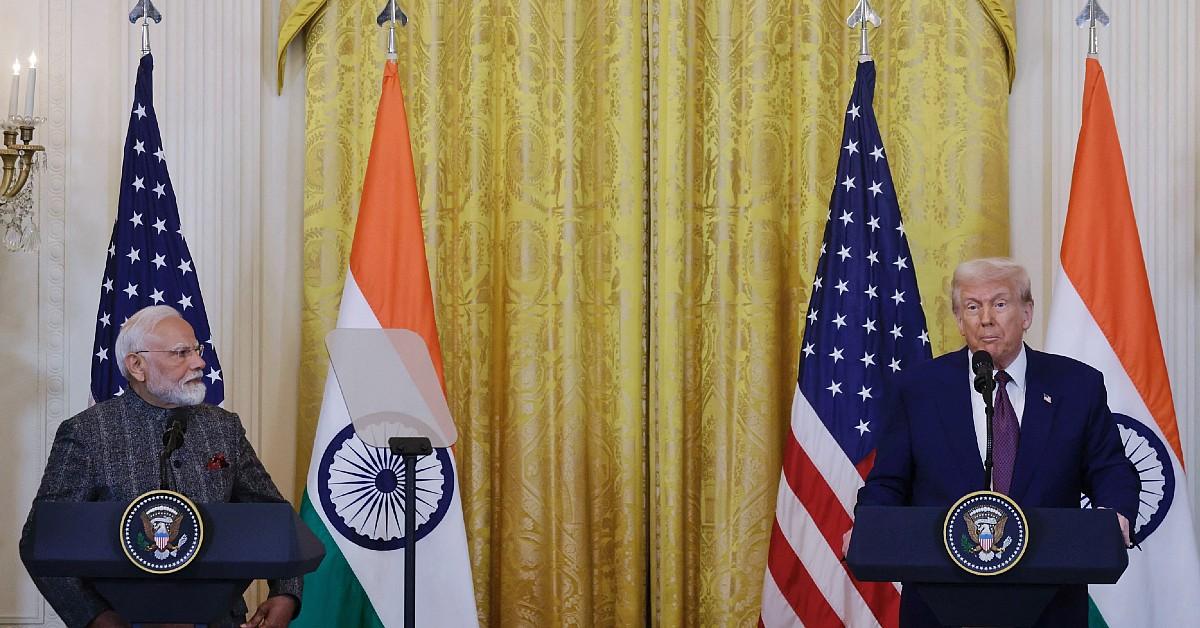 Photo of Narendra Modiand, Donald Trump