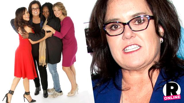 //the view cast at peace rosie odonnell departure PP