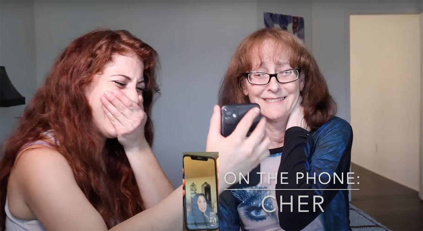 singer cher surprises fan facetime call alzheimers