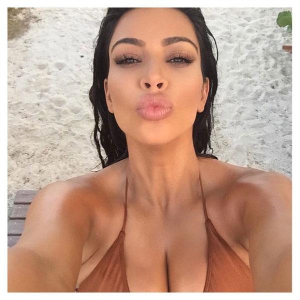 Kardashian Jenner Trout Pout Photos