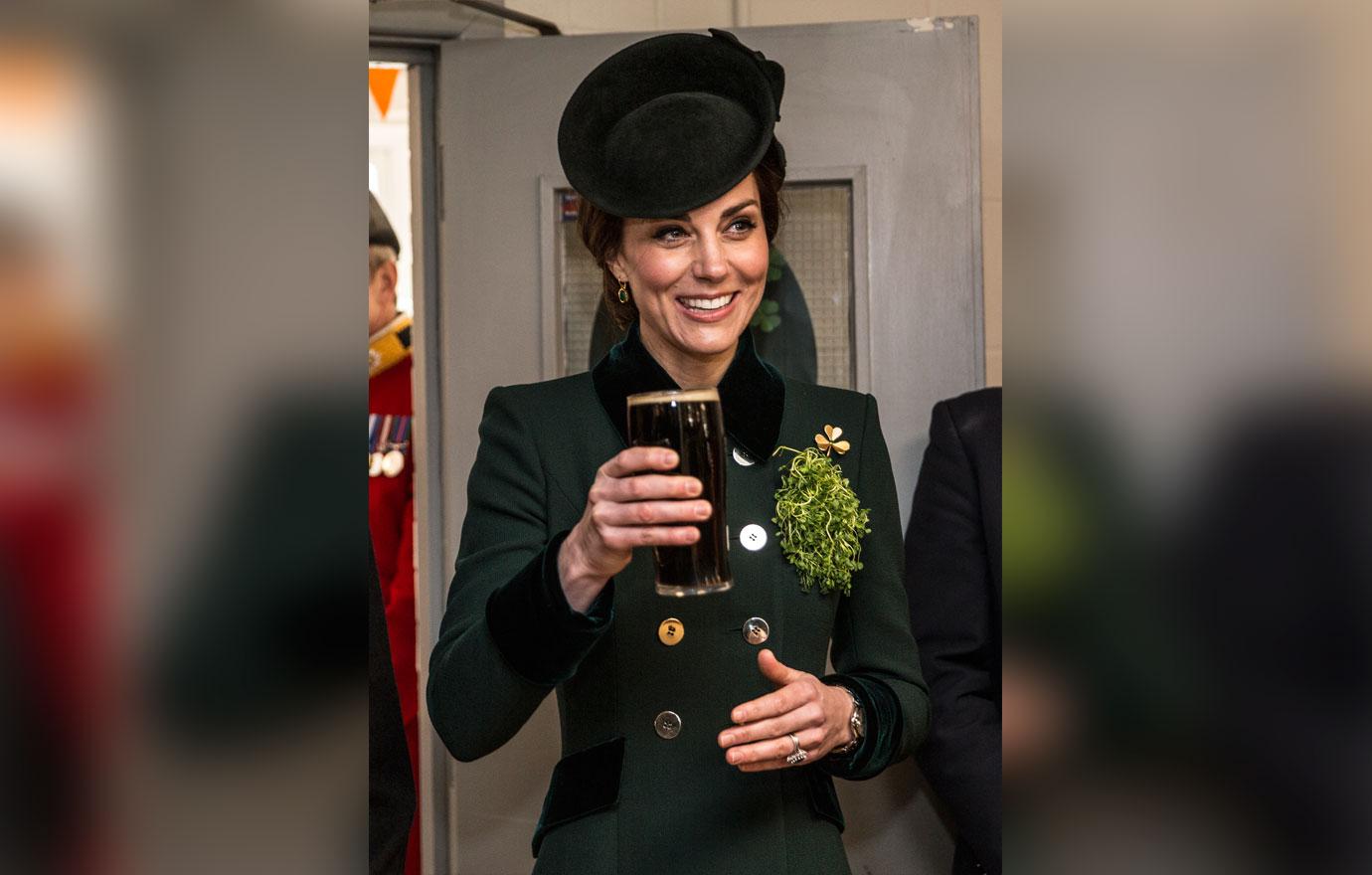 Kate Middleton Prince Williams Ski Trip Fighting St. Patricks Day