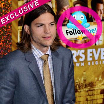 //ashton kutcher journalists block twitter