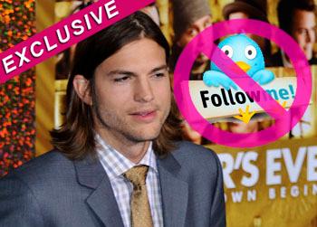 //ashton kutcher journalists block twitter