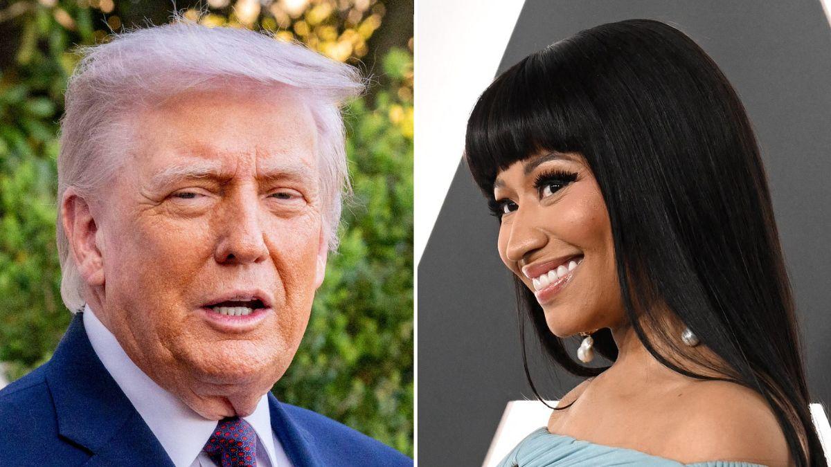 picture of Donald Trump and Nicki Minaj