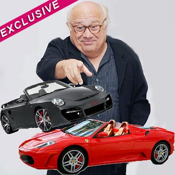 //danny devito sports cars