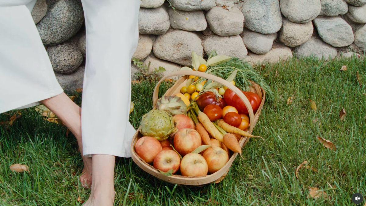 Photo of Meghan Markle vegetables