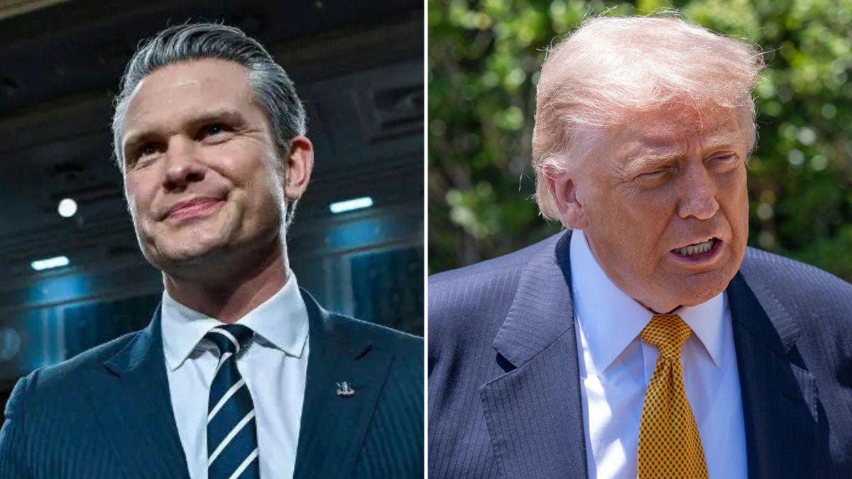 Pete Hegseth compared Donald Trump to Abraham Lincoln in a cabinet meeting.