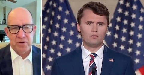 photo of matthew dowd and charlie kirk