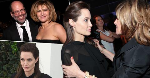 Angelina Jolie Amy Pascal Face To Face