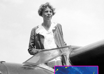 //amelia earhart debris crash