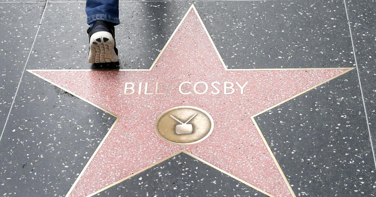 hollywood walk of fame bosses calls strip tributes michael jackson bill cosby fatty arbuckle ricky gervais jokes