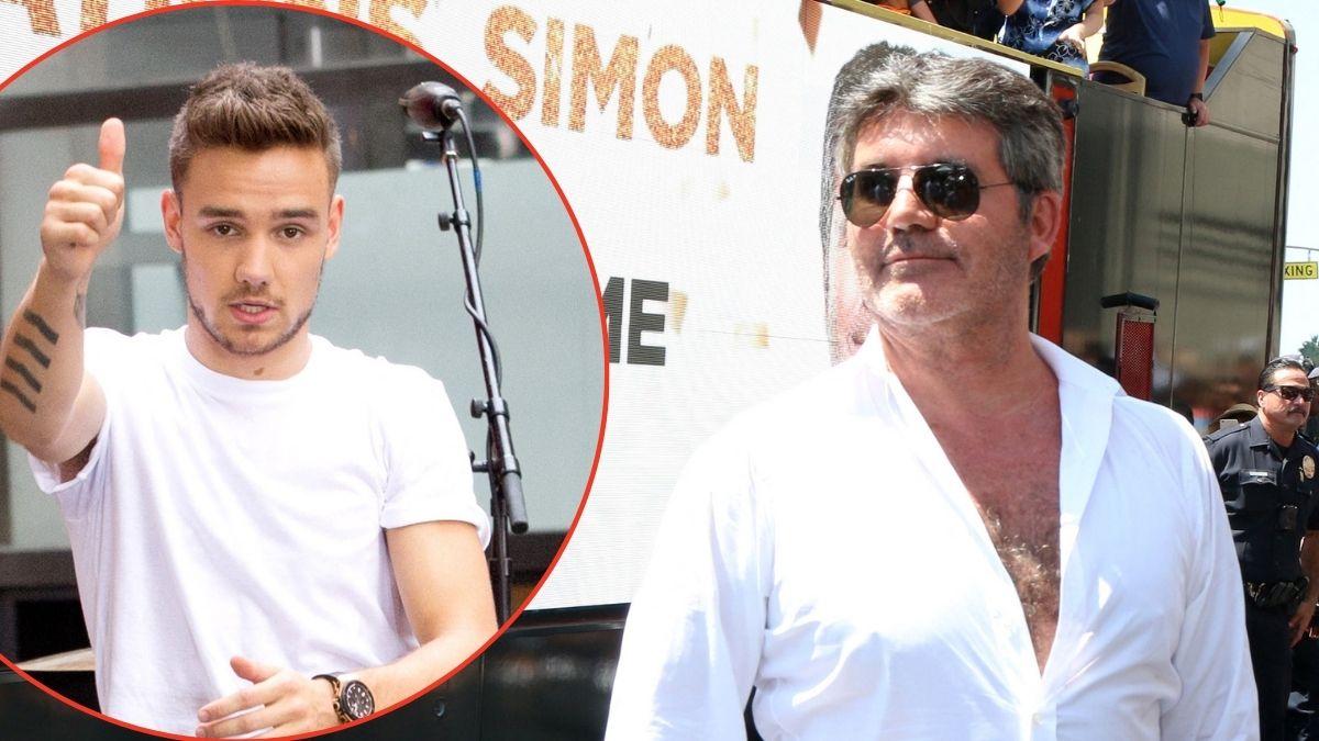 Photo of Liam Payne and Simon Cowell