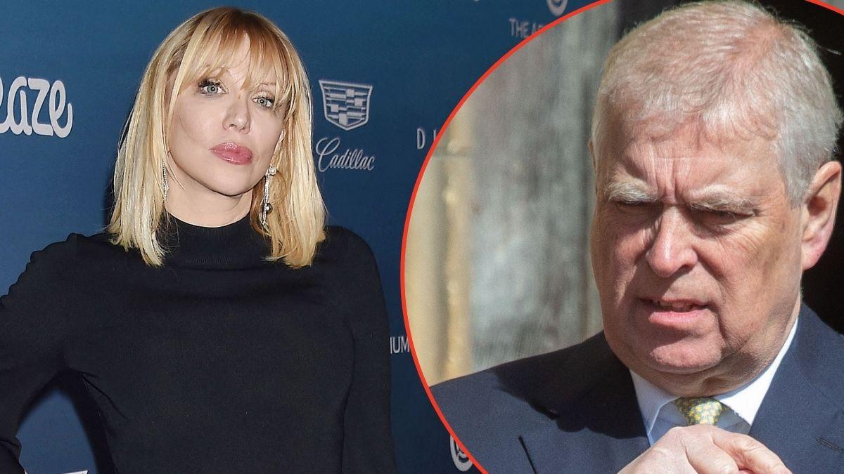 Andrew and Courtney Love allegedly had a cup of tea together at her home.