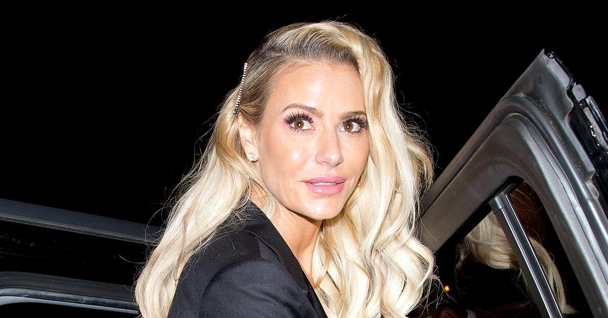 Crime Scene Photos! Dorit Kemsley Seen Standing In Front Of Shattered