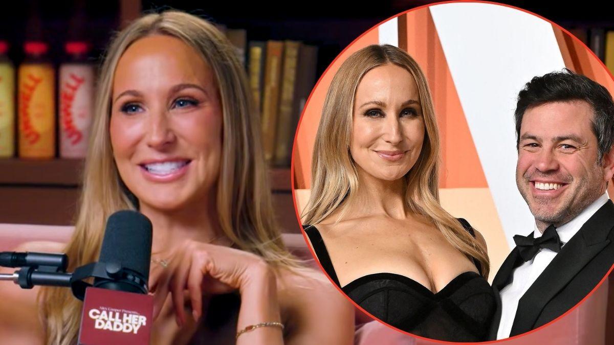 split image of Nikki Glaser and Nikki Glaser and Chris Convy