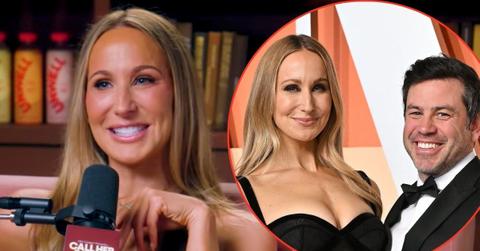 split image of Nikki Glaser and Nikki Glaser and Chris Convy