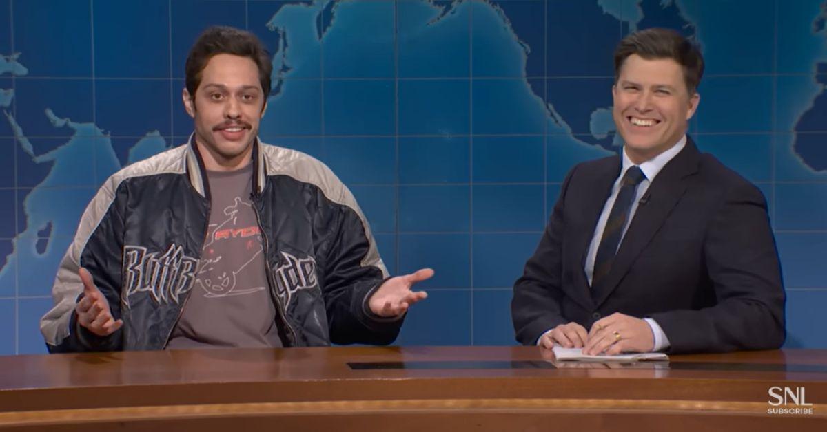 photo of pete davidson and colin jost 