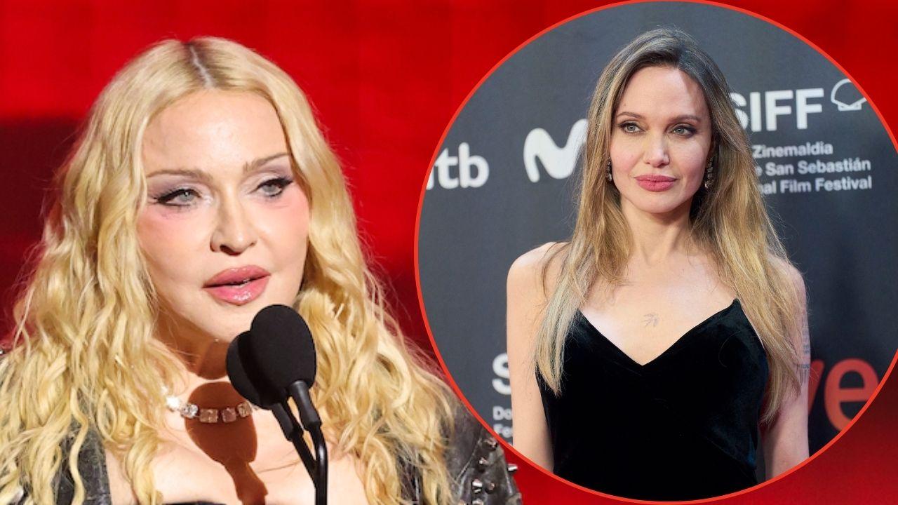 Photo of Madonna and Angelina Jolie