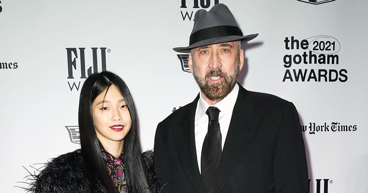 nicolas cage expecting son   year old wife r