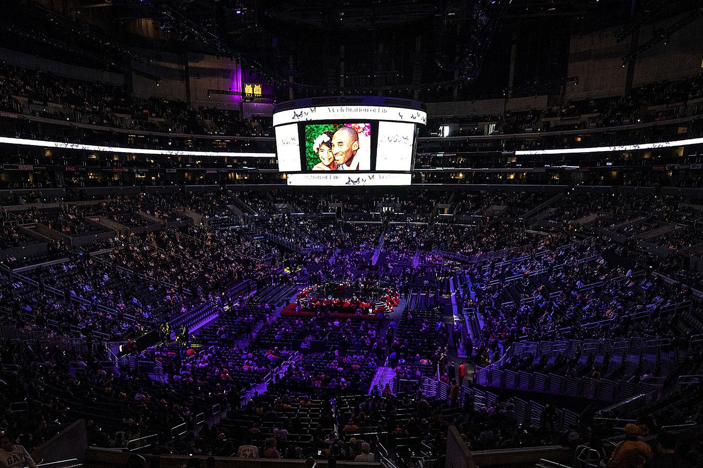 Kobe Bryant Memorial Live From The Staples Center