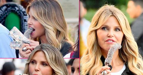 Christie Brinkley Eating Banana