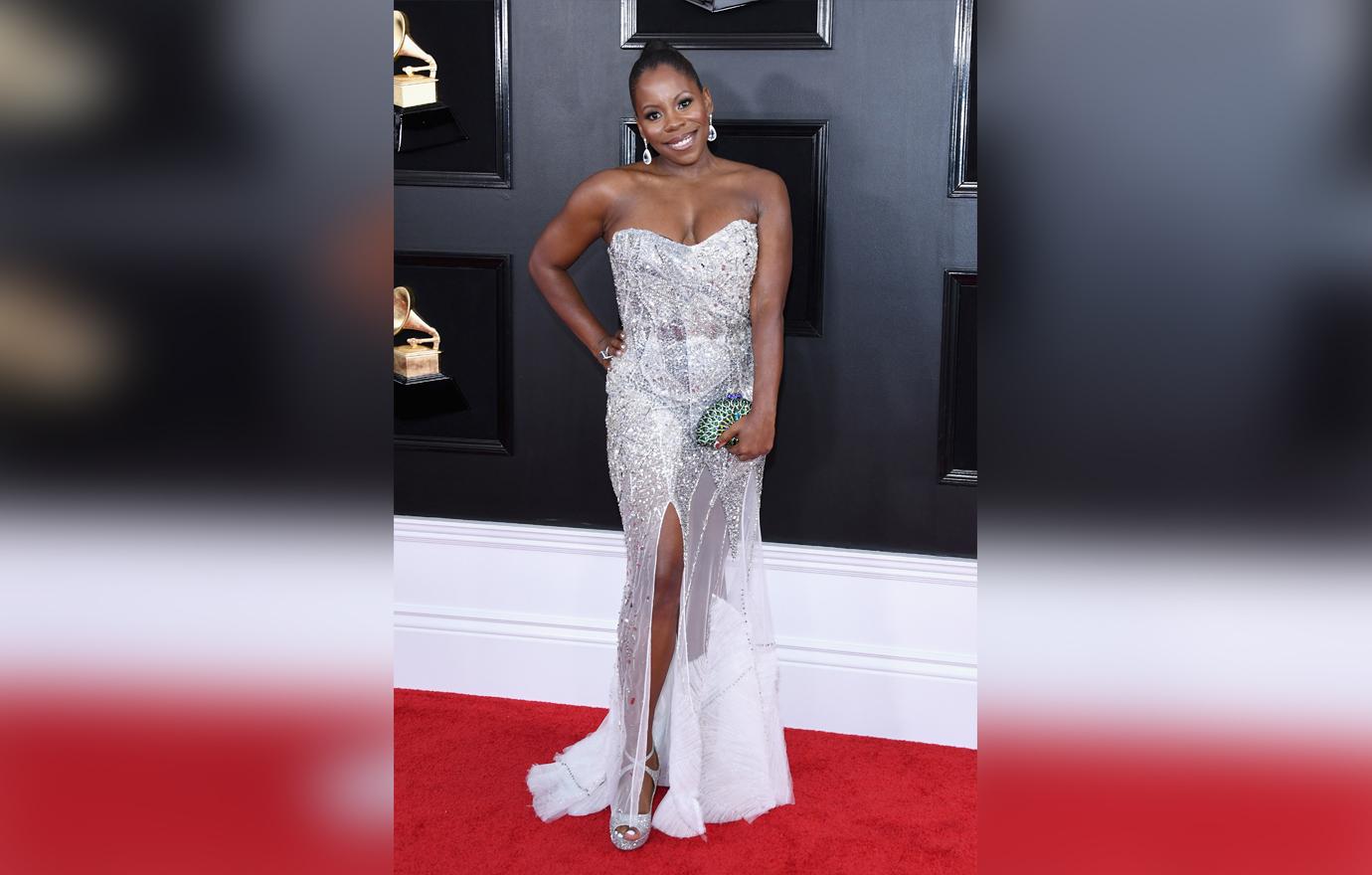 Grammys red carpet arrivals stars celebrities