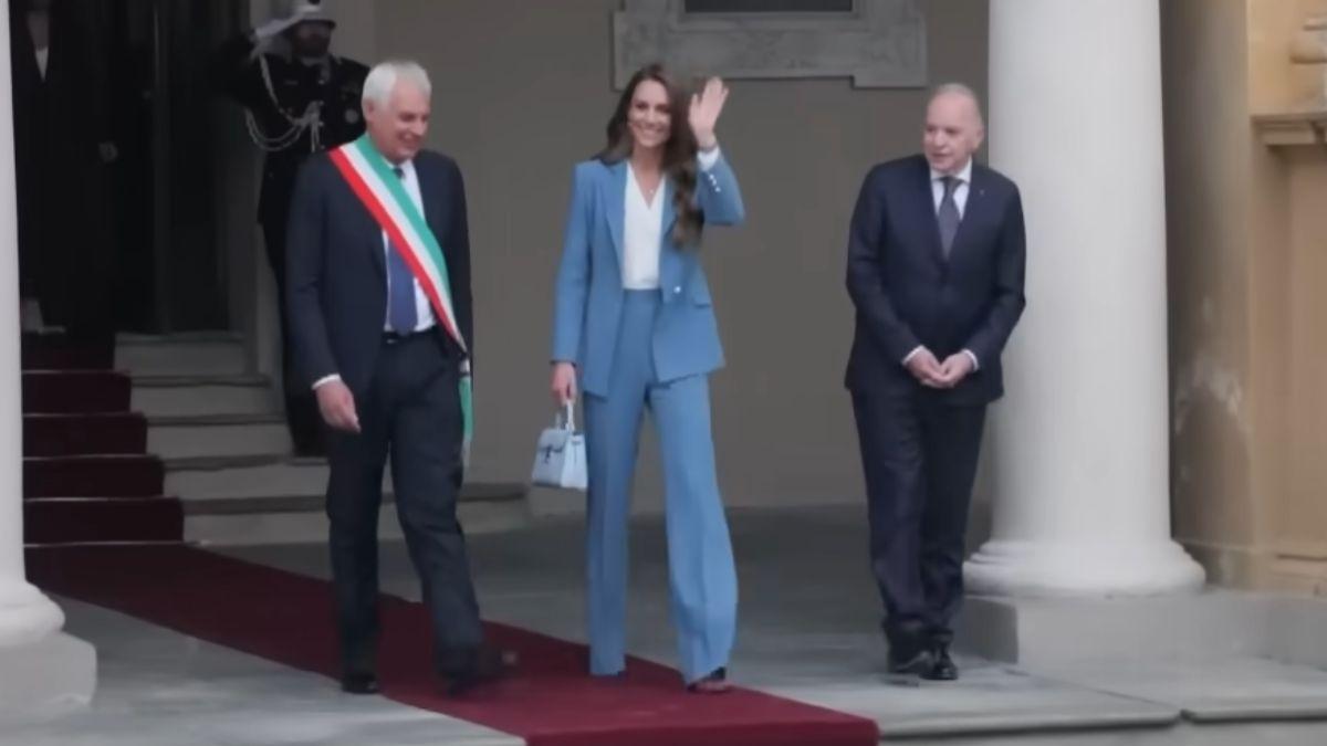 Photo of Princess Catherine and  Marco Massari 