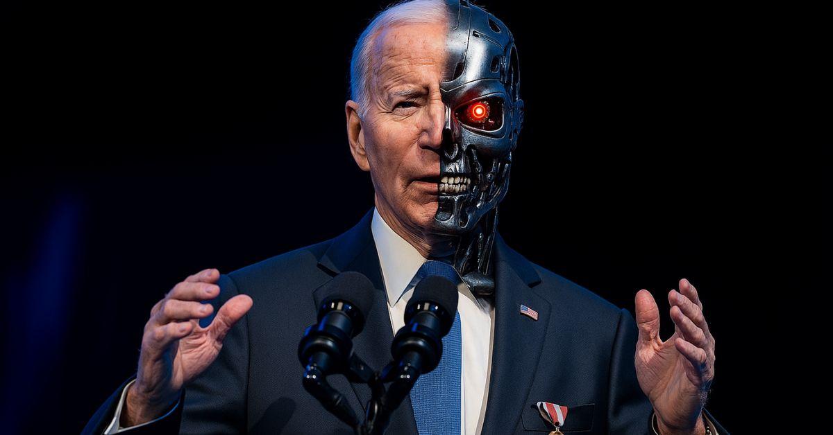 illustrated photo of robojoe biden