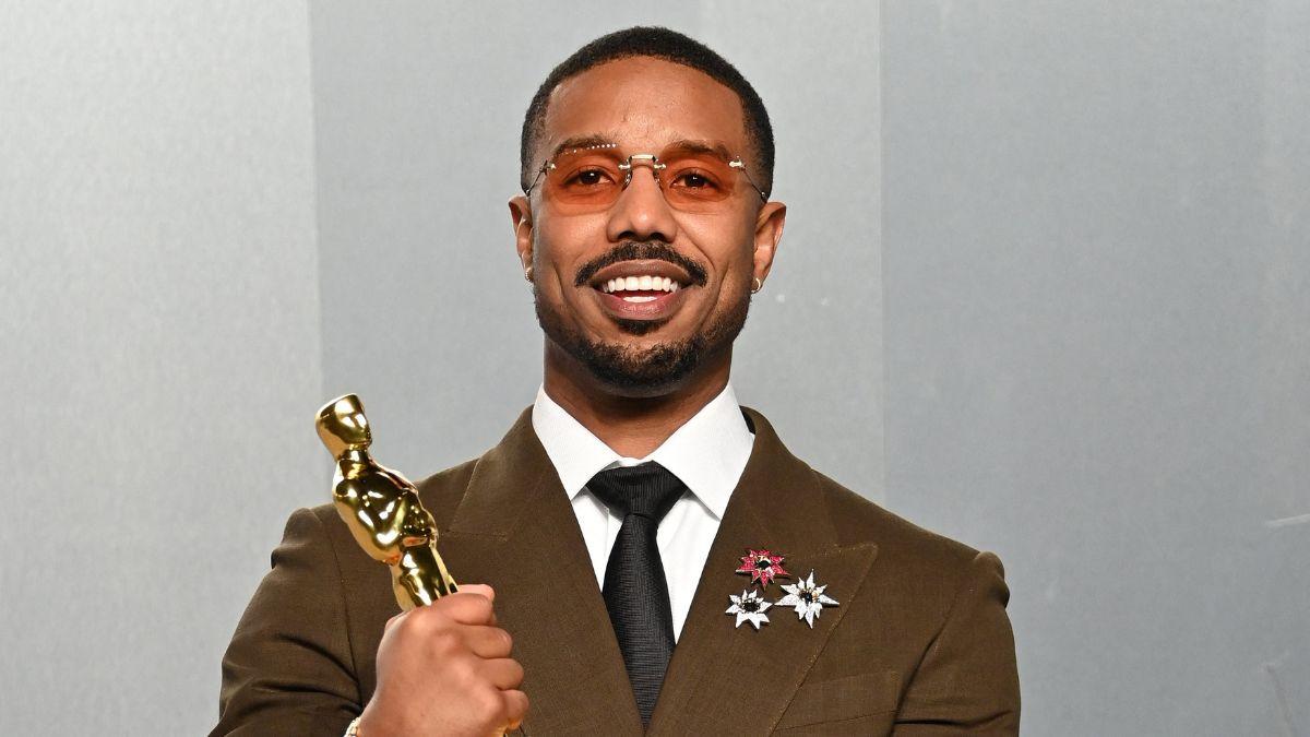 image of Michael B. Jordan appeared stunned for several seconds after hearing his name called for Best Actor.