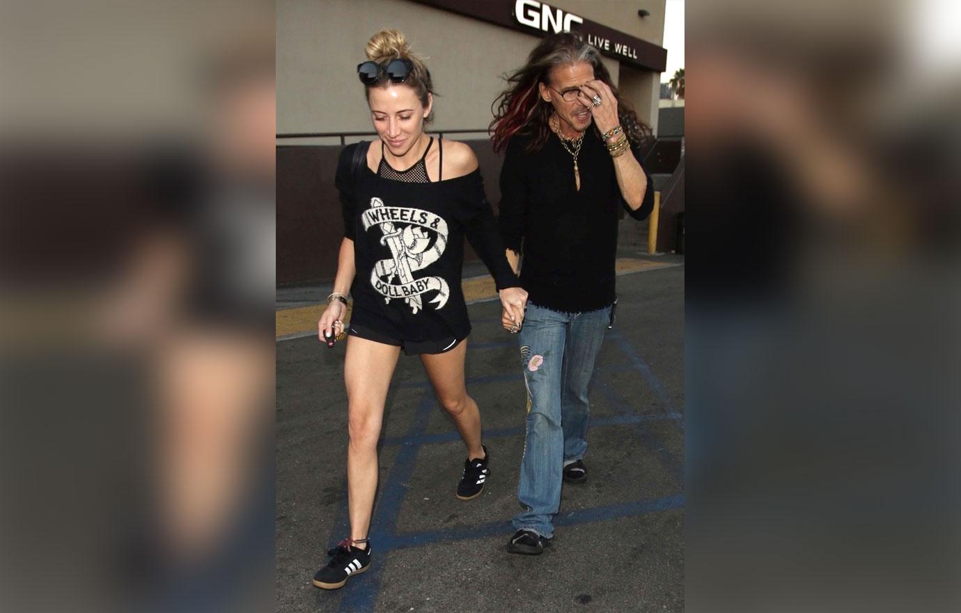 Steven Tyler Spotted Out With Younger Girlfriend After Seizure