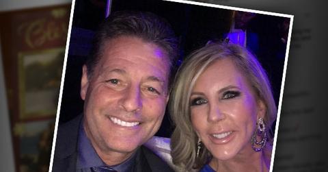 //vicki gunvalson boyfriend steve lodge family christmas card pp