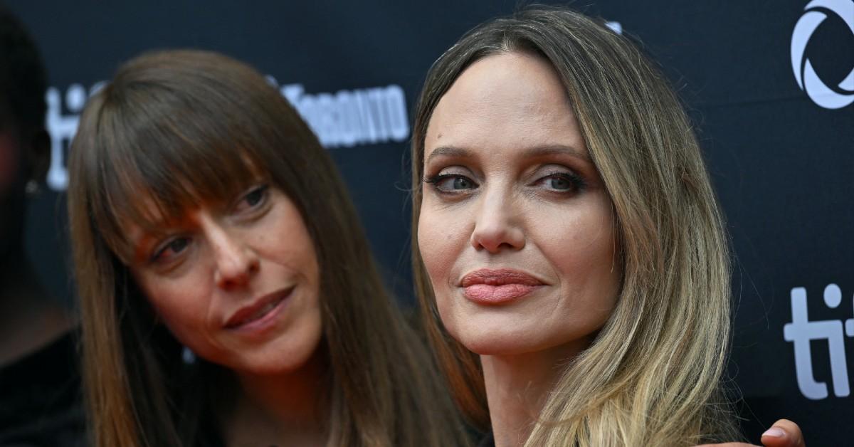Photo of Alice Winocour and Angelina Jolie