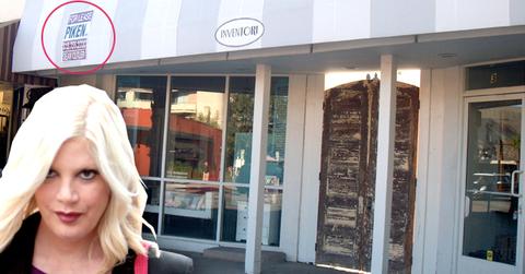 //tori spellings exclusive boutique up for lease wide