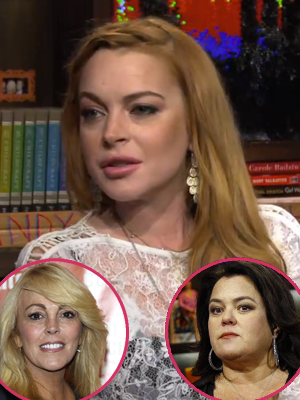 Lindsay Lohan suffers unfortunate nip slip before partying with