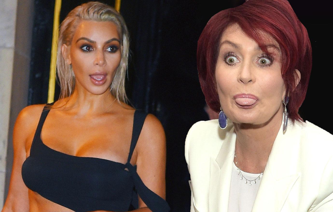 Sharon Osbourne recreates Kim Kardashians controversial 