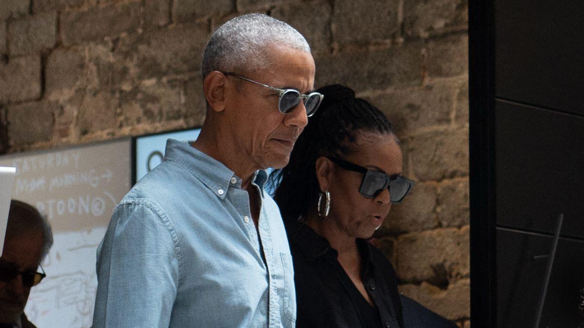 Photo of Barack Obama, Michelle Obama
