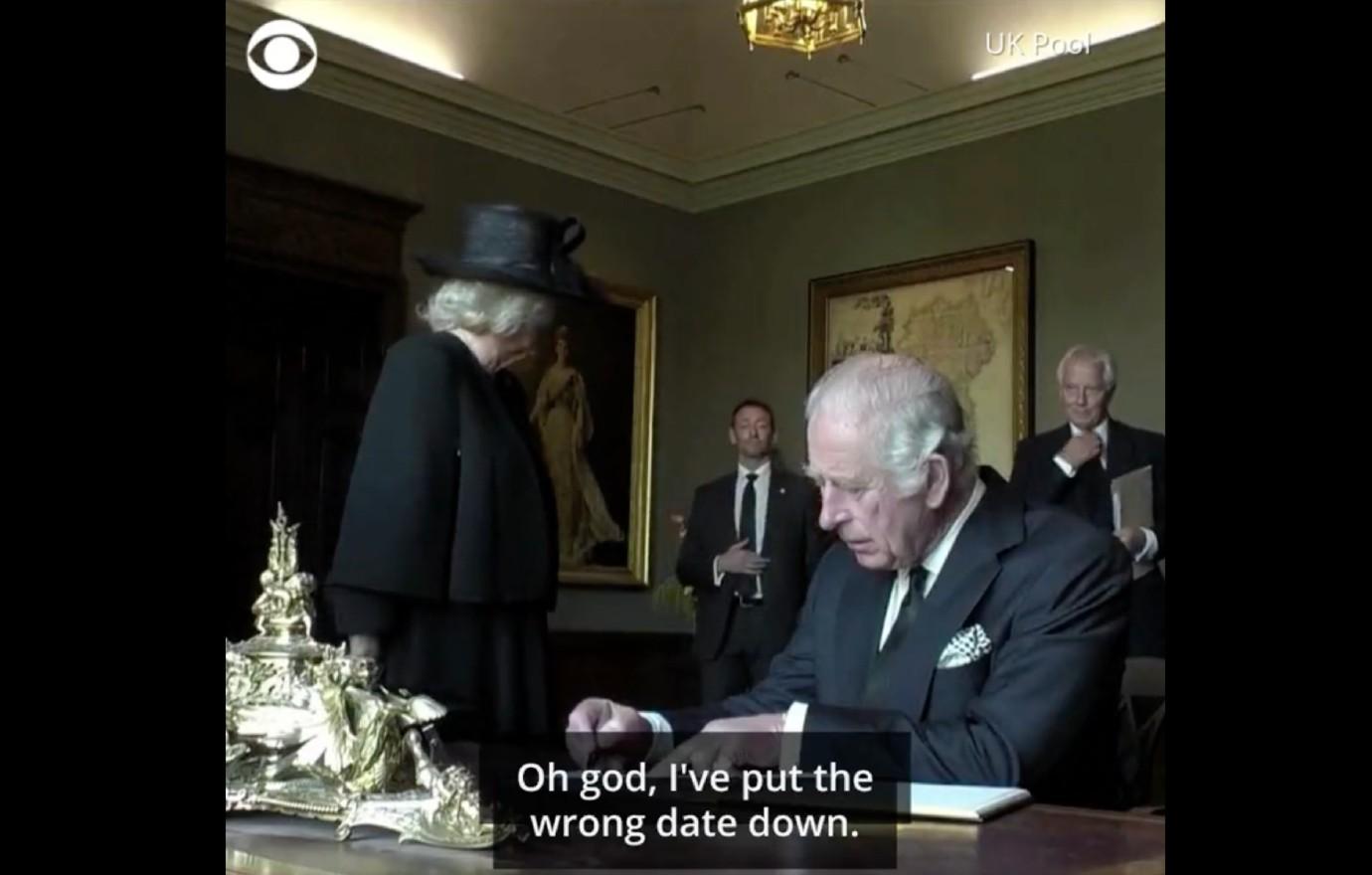 King Charles Has A Meltdown Over Exploding Pen: Watch Viral Video