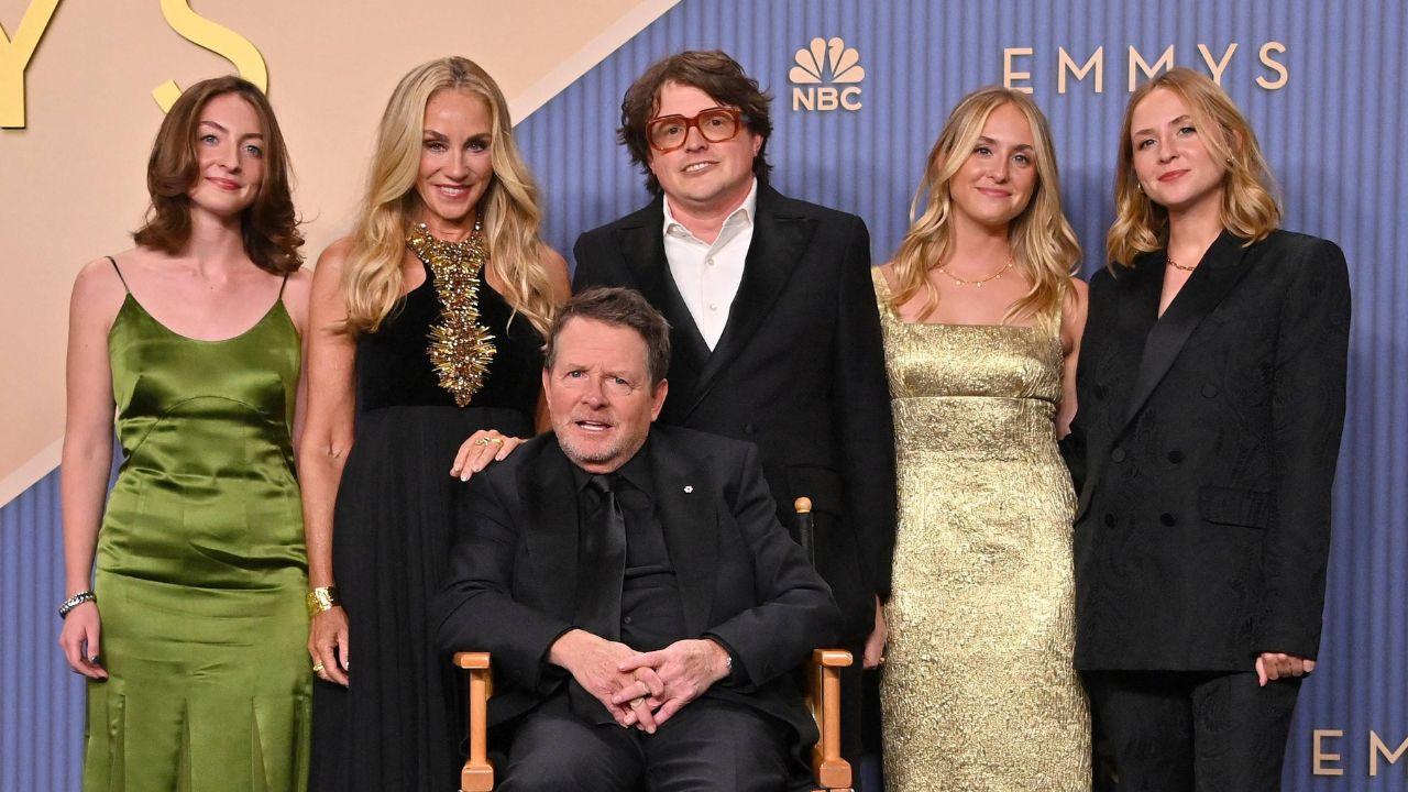picture of michael j. fox and family