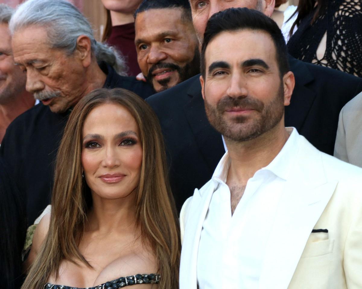 Brett Goldstein's on-screen chemistry with Lopez is reportedly helping generate buzz for their upcoming film 'Office Romance.'