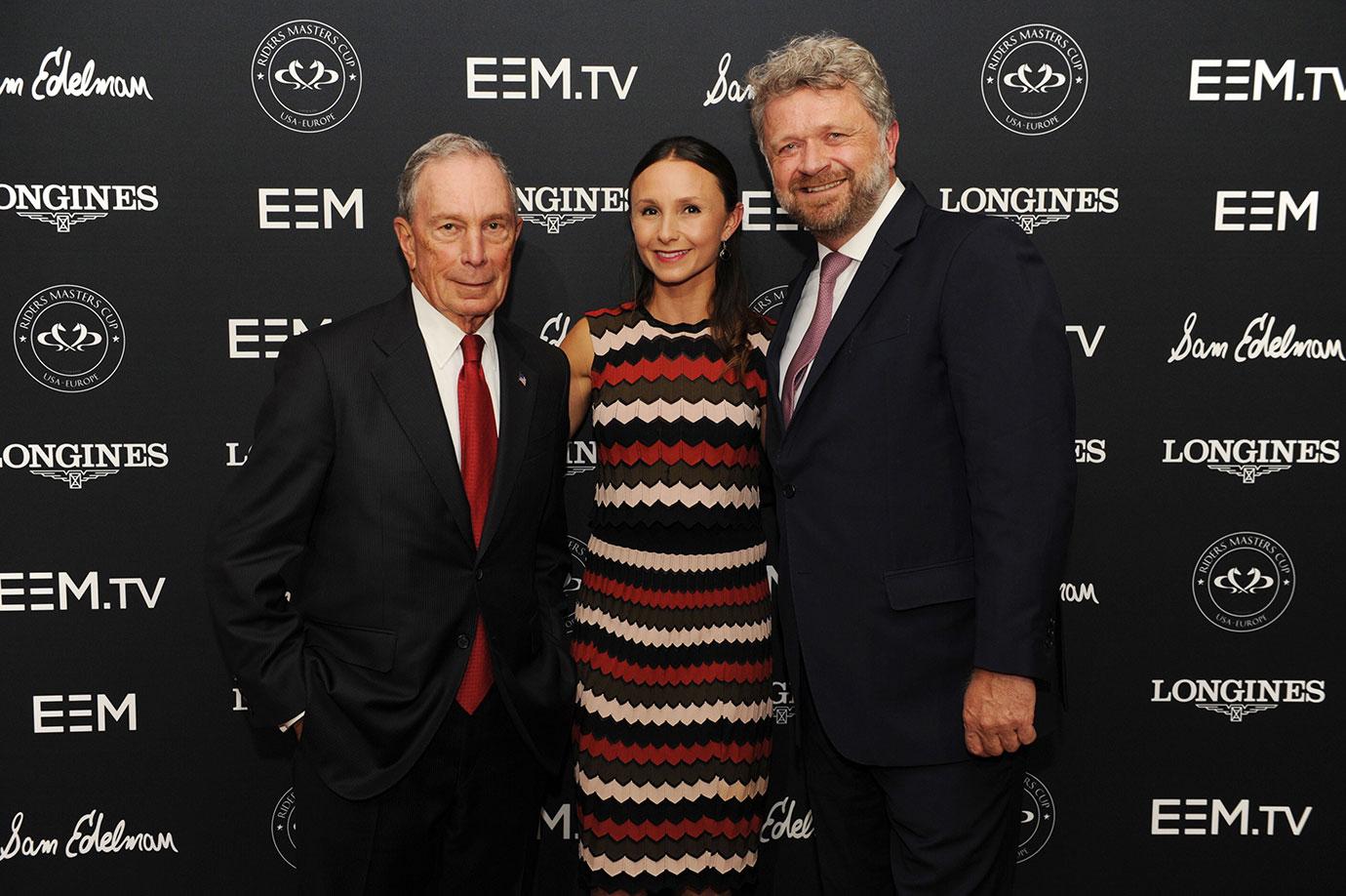 //Michael Bloomberg Georgina Bloomberg Christophe Ameeuw